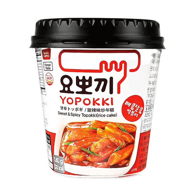 Sweet & Spicy Topokki (Korean Instant Rice Cakes), 140g – A&A