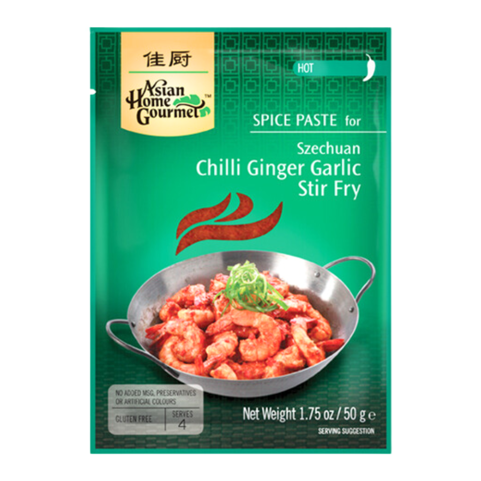 AHG Sichuan Chilli-Ginger-Garlic Stir-Fry, 50g