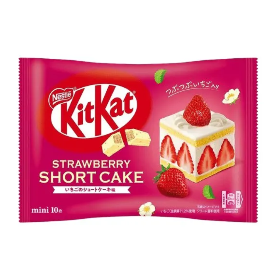 (Best before Nov 1) Japanese Kitkat Mini Strawberry Cake, 116g