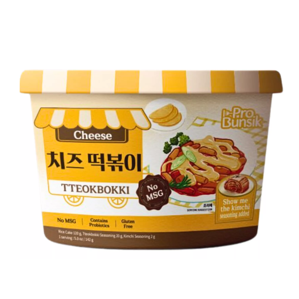 Korean Pro-Bunsik Tteokbokki Bowl - Cheese, 142g