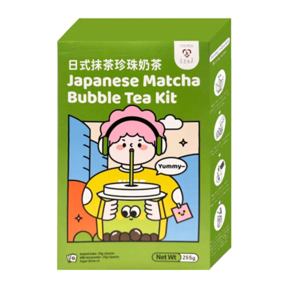 Tokimeki Boba Drink Kit - Matcha, 255g