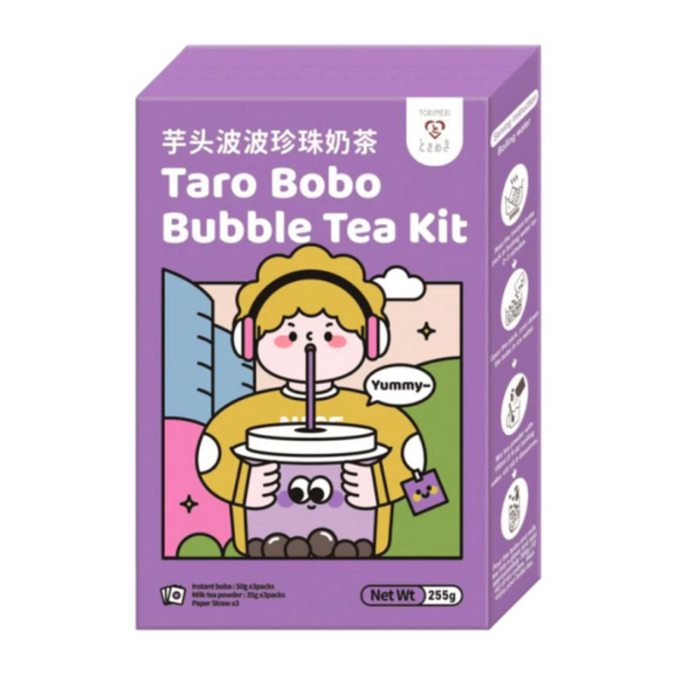 Tokimeki Boba Drink Kit - Taro, 255g