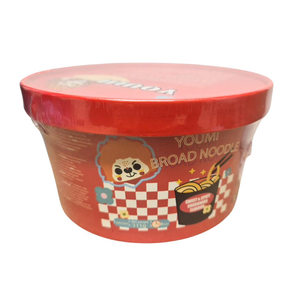 Youmi Instant Broad Noodle - Sweet & Spicy, 111g